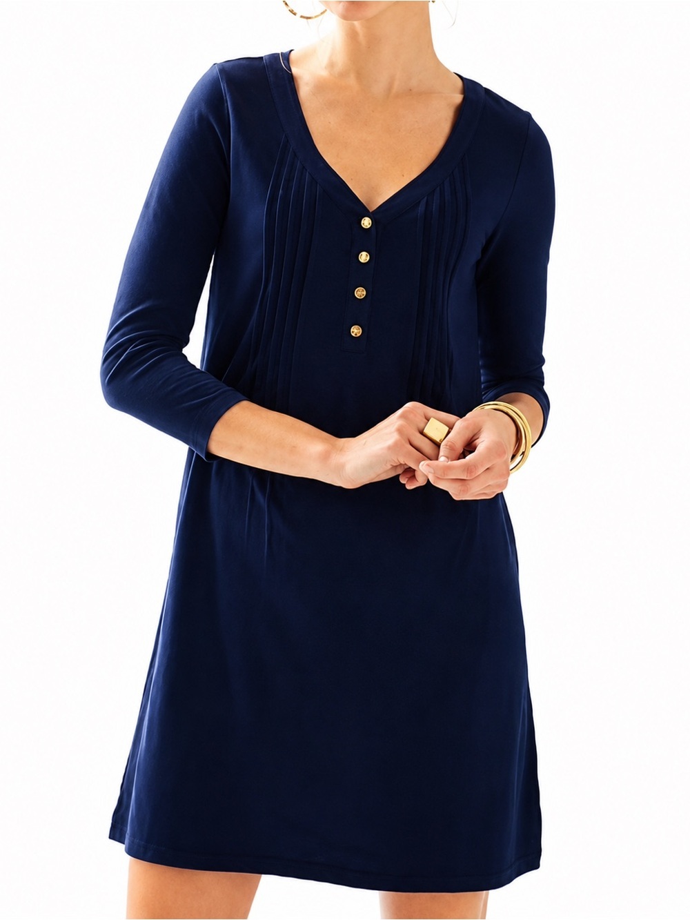 Lilly Pulitzer Amberleigh navy dress, small